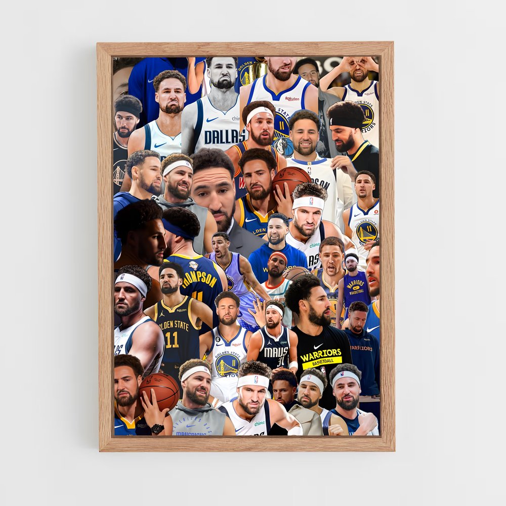 Poster Klay de thompson – affiche Basketball (vue 4)